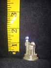 Master Works Fine Pewter Castle With 2 Nice Crystals And Hand Diamond Cut