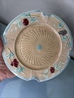 Antique 1800s French Majolica Plate Berries Fruit Fives Lille Art Nouveau 8 75 