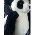 Vintage 1985 Applause Plush Panda Bear Stuffed Animal Plush Toy Black And White