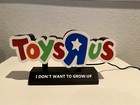 14 Inch Toys R Us Light Up Sign Led Retro Toy Store Wall Decor