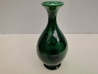 Chinese Old Porcelain Green Glaze With Character Painting Patterns Vase