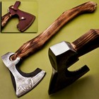 Custom Handmade Full Tang D2 Tool Steel Tactical Hatchet Camping Axe