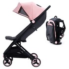 Airplane-ready Compact Travel Stroller For Baby - One-hand Fold  5-point Harness