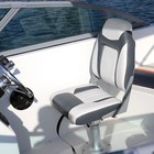 Northcaptain Deluxe White charcoal High Back Folding Boat Seat  2 Seats