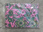 Nos Vintage Pink Paisley Jumbo Hanging Closet 16 Garment Bag Quilted 1967