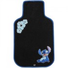 Lilo   Stitch Hibiscus 4 Piece Carpet Floor Mat Set Black