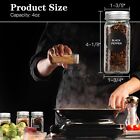 12 24 36 48pcs Glass Spice Jars  4oz Empty Spice Jars With Metal Caps  Labels   