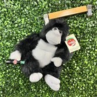 Vintage 1993 Coca-cola Plush Gorilla Holding Coke Bottle Black Grey 9 Inch Ape