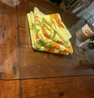 4 Vintage Floral   Bird Cotton Bath   Hand Towels 60s 70s Retro Bonus Sterilite