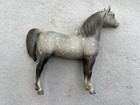 Vintage Breyer Horse  213 Dapple Grey Proud Arabian Stallion Soft Matte Pinking 