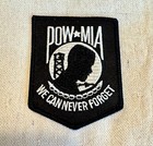 Pow-mia Patch Vietnam War Embroidered Iron-on Black Military Veteran Emblem