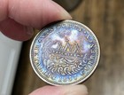 Toned 1837 Van Buren Currency 1841 Webster Credit Current Hard Times Token Toner