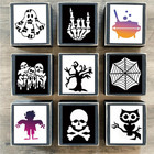 Reusable Halloween Cookie Stencils - Pumpkin  Ghost  Spider Web Templates