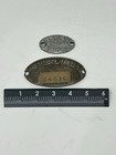 Vintage Brass Pennsylvania Railroad Prr Ny Central Property Id Tag Railroadiana