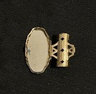Vintage Stratton Lipstick Holder And Mirror Case Gold-tone 