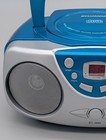 Sylvania  srcd243m  Blue Portable Cd Boombox Am fm Radio Cd Player