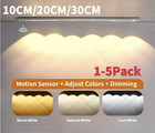 Rechargeable Led Motion Sensor Under Cabinet Closet Light Usb Kitchen Lamp Strip