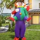 Clown Inflatable Costume Adult Funny Costume  Halloween Costumes Blow Up    
