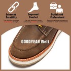 Rockrooster 8 Inch Comfortable  Anti-fatigue Soft Toe Rubber Outsole Work Boots
