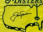 Jack Nicklaus Authentic Hand Signed Masters Flag Jsa Golf Pga Masters