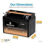 Ytx9-bs  High Performance - Maintenance Free - Sealed Agm Motorcycle Battery