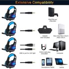 Gaming Headset For Pc Ps4 Xbox One Ios android Device With Mic Led Light