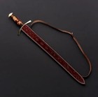 Hand Forged Damascus Steel Viking Sword Medieval Sword Battle Ready With Sheath