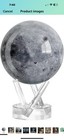 Moon 4 5 Inch Mova Globe Solar Powered