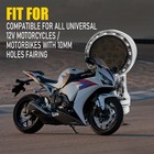 Led Motorcycle Bullet Brake Red amber Blinker Signal Turn Tail Light For Honda A