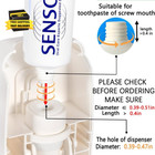 Toothbrush Holder And Toothpaste Dispenser Set  Automatic Toothpaste Squeezer Di