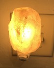 Natural Himalayan Raw Salt Lamp Large Pink Crystal Salt Night Light Wall Plugin 