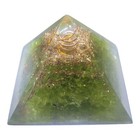 Orgone Pyramid W Copper Chakra Reiki Energy Generator Healing Emf Protection 5cm