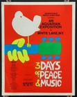 Woodstock Original Concert Poster 1969 Hendrix Santana Etc Prototype Version