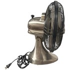 Vintage Vornado Oscillating Table Desk Fan Model Fai-0013 Silver Swan Art Deco