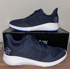 Footjoy Fj Flex  56140  Men s Spikeless Golf Shoes Navy white Brand New In Box
