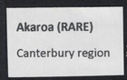 New Zealand 19xx Akaroa Rare Town Cancel - S24094
