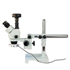 Omax 3 5x-90x 5mp Usb3 0 Zoom Stereo Boom Stand Microscope 144 Led Ring Light