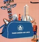 Canada 1960 Hours Away With Tca Vintage Poster Print Retro Wall Art Travel Decor