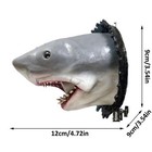 Shark Wall Mounted Trophy Sculpture Wall Realistic Shark Decoration Statue
