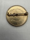 Vintage French Republic Style Souvenir Brooch Featuring Marianne Gold Tone Pin
