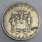 1969 Jamaica 10 Ten Cents - Circulated Jamaican Copper Nickel World Coin - L5