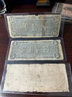 1864  10  5  1 Dollar Confederate States Of America Notes  3  Csa Lot L  k