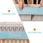 Nursery Storage Organizer Clothing Storage Bag Hanging Crib Bag Bedside Caddy