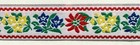 1  Jacquard Woven Floral Ribbon Trim - 10 Yards - Many Colors 