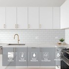 Peel And Stick Backsplash 3 X 6 Inches 3d Pvc Composite Wall Tile Stick On Backs
