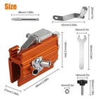 Chainsaw Chain Sharpening Jig Portable Hand Crank Sharpener Tool Set Us