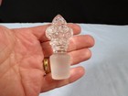Fenton Clear Glass Kings Crown Cruet Stopper Only