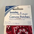 Bondex Red Bandana No Sew Iron On Patches 5 x7   x2  Design Crafts Repairs -new 