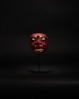 Set Of 2 Topeng Masks Bali Indonesia Custom Metal Stands Included