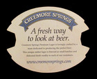 Original Vintage Creemore Springs Premium Lager Beer Coaster Ontario Canada